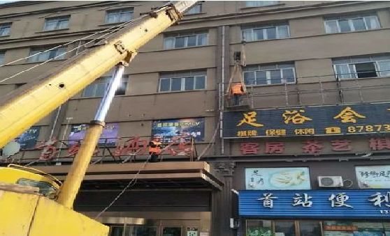 长寿安装较高的门店招牌有什么好的方法？