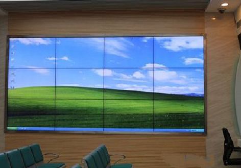 长寿液晶拼接屏的另类用法。